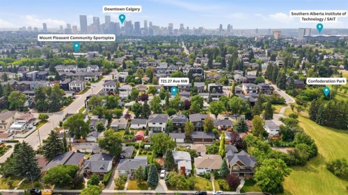 721 27 Avenue Nw, Calgary, AB - Outdoor With View