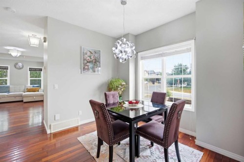 336 Silverado Drive Sw, Calgary, AB - Indoor Photo Showing Dining Room