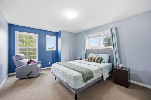 336 Silverado Drive Sw, Calgary, AB - Indoor Photo Showing Bedroom