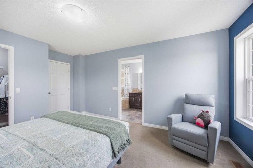 336 Silverado Drive Sw, Calgary, AB - Indoor Photo Showing Bedroom