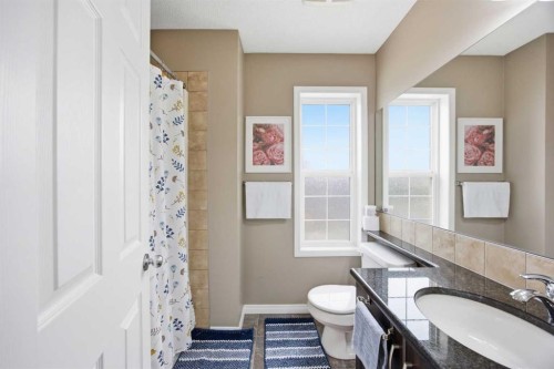 336 Silverado Drive Sw, Calgary, AB - Indoor Photo Showing Bathroom