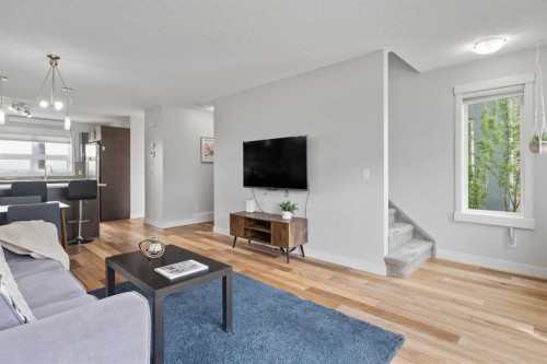 230 Covecreek Circle Ne, Calgary, AB - Indoor Photo Showing Living Room