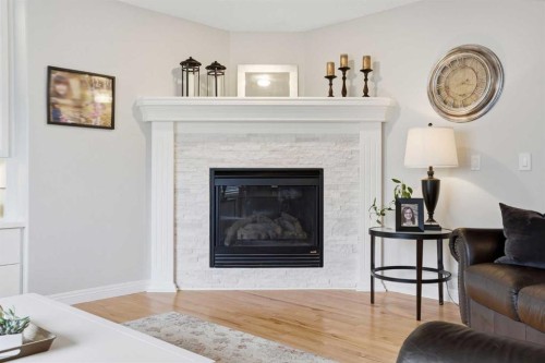 182 Kincora Park Nw, Calgary, AB - Indoor Photo Showing Living Room With Fireplace