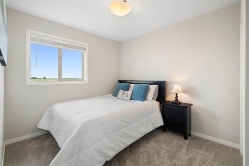 719 Mahogany Boulevard Se, Calgary, AB - Indoor Photo Showing Bedroom