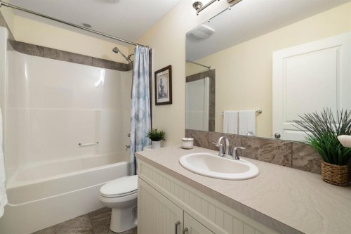 719 Mahogany Boulevard Se, Calgary, AB - Indoor Photo Showing Bathroom