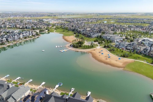 719 Mahogany Boulevard Se, Calgary, AB - Outdoor With Body Of Water With View