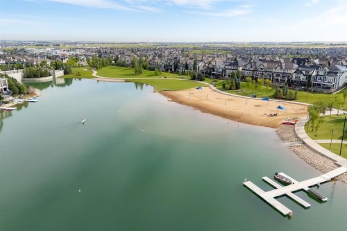 719 Mahogany Boulevard Se, Calgary, AB - Outdoor With Body Of Water With View