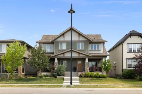 719 Mahogany Boulevard Se, Calgary, AB - Outdoor With Facade