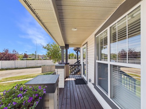 2049 New Brighton Gardens Se, Calgary, AB - Outdoor With Deck Patio Veranda With Exterior