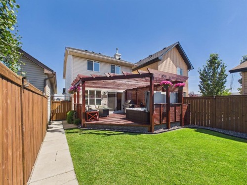 2049 New Brighton Gardens Se, Calgary, AB - Outdoor With Deck Patio Veranda