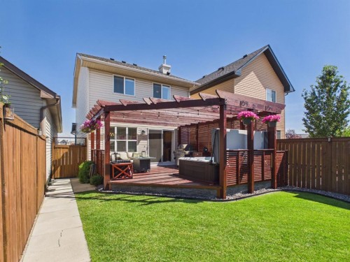 2049 New Brighton Gardens Se, Calgary, AB - Outdoor With Deck Patio Veranda With Exterior