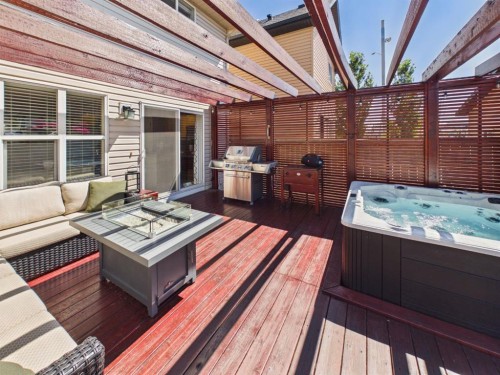 2049 New Brighton Gardens Se, Calgary, AB - Outdoor With Deck Patio Veranda With Exterior