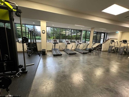 1615-222 Riverfront Avenue Sw, Calgary, AB - Indoor Photo Showing Gym Room