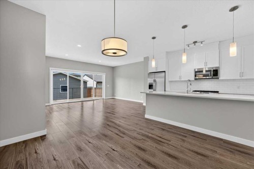 97 Seton Manor Se, Calgary, AB - Indoor Photo Showing Kitchen With Upgraded Kitchen