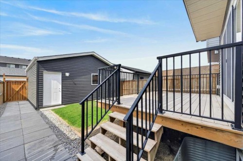 97 Seton Manor Se, Calgary, AB - Outdoor With Deck Patio Veranda With Exterior
