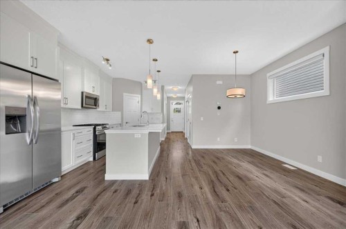 97 Seton Manor Se, Calgary, AB - Indoor Photo Showing Kitchen With Upgraded Kitchen