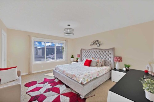 237 Cornerstone Manor Ne, Calgary, AB - Indoor Photo Showing Bedroom