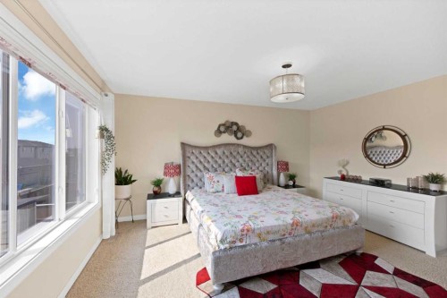 237 Cornerstone Manor Ne, Calgary, AB - Indoor Photo Showing Bedroom