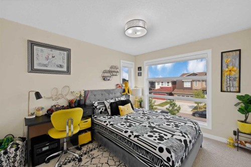 237 Cornerstone Manor Ne, Calgary, AB - Indoor Photo Showing Bedroom