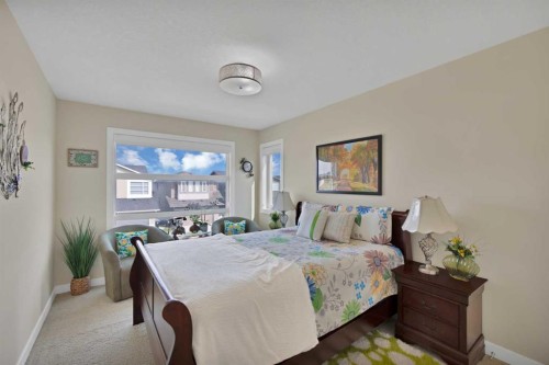 237 Cornerstone Manor Ne, Calgary, AB - Indoor Photo Showing Bedroom