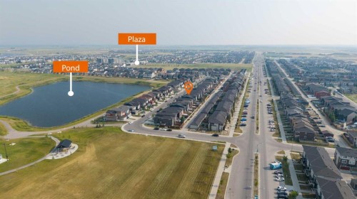 237 Cornerstone Manor Ne, Calgary, AB - Outdoor With Body Of Water With View
