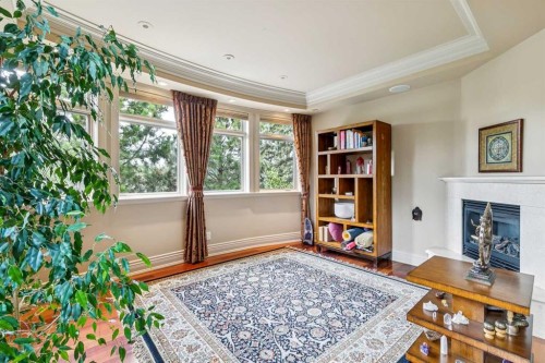 708 Hillcrest Avenue Sw, Calgary, AB - Indoor With Fireplace
