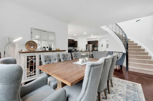 6 Aspen Stone Mews Sw, Calgary, AB - Indoor Photo Showing Dining Room