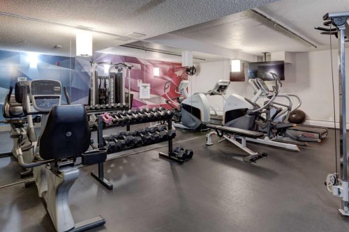 311-510 Edmonton Trail Ne, Calgary, AB - Indoor Photo Showing Gym Room