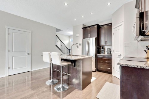 227 Cranford Way Se, Calgary, AB - Indoor Photo Showing Kitchen With Upgraded Kitchen
