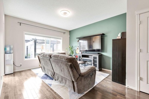 227 Cranford Way Se, Calgary, AB - Indoor Photo Showing Living Room