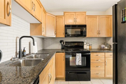 701-1123 13 Avenue Sw, Calgary, AB - Indoor Photo Showing Kitchen With Double Sink