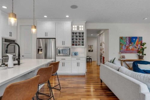 72 Quarry Landing Se, Calgary, AB - Indoor Photo Showing Kitchen With Upgraded Kitchen