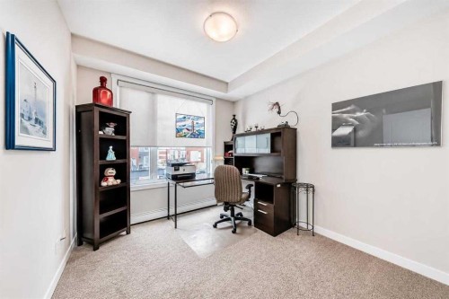 402-30 Shawnee Common Sw, Calgary, AB - Indoor Photo Showing Office