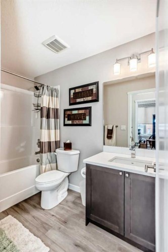 402-30 Shawnee Common Sw, Calgary, AB - Indoor Photo Showing Bathroom