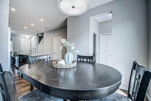 261 Ellen Way, Crossfield, AB - Indoor Photo Showing Dining Room
