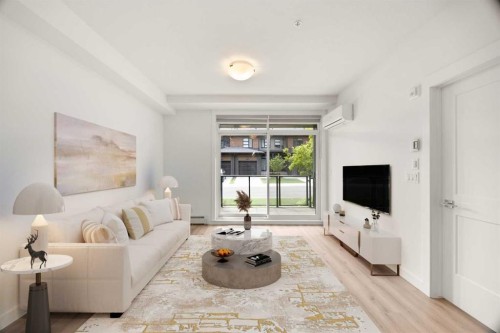 2104-55 Lucas Way Nw, Calgary, AB - Indoor Photo Showing Living Room