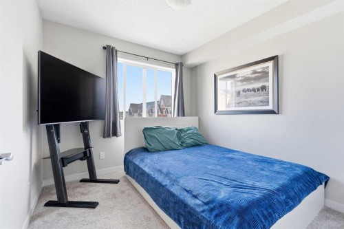 308-32 Red Embers Parade Ne, Calgary, AB - Indoor Photo Showing Bedroom