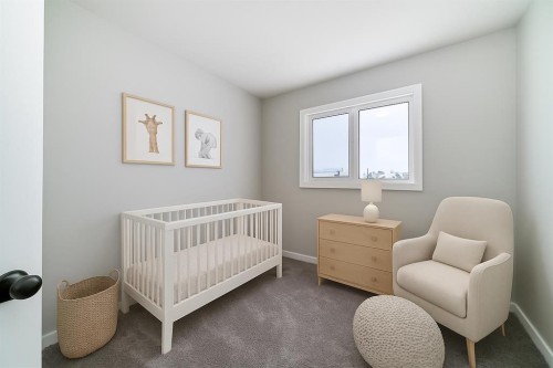 828 Sora Boulevard Se, Calgary, AB - Indoor Photo Showing Bedroom