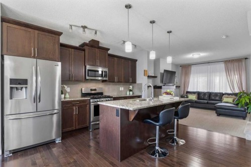 51 Walgrove Terrace Se, Calgary, AB - Indoor Photo Showing Kitchen With Stainless Steel Kitchen With Upgraded Kitchen
