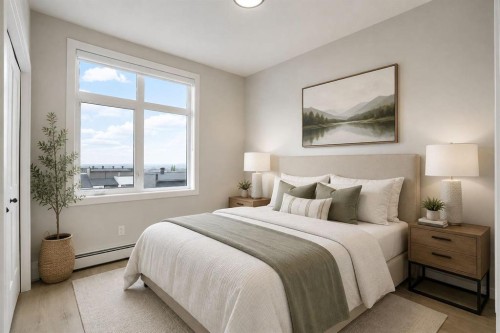 6412-200 Seton Circle Se, Calgary, AB - Indoor Photo Showing Bedroom