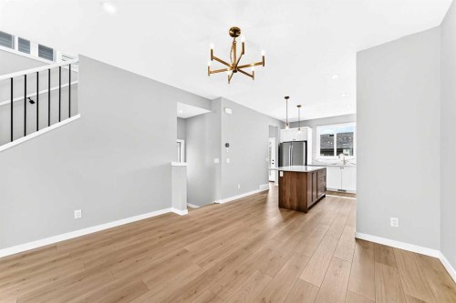 277 Heirloom Way Se, Calgary, AB - Indoor Photo Showing Kitchen