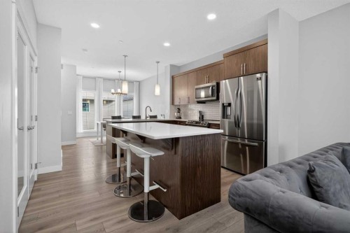 226 148 Avenue Nw, Calgary, AB - Indoor Photo Showing Kitchen With Stainless Steel Kitchen With Upgraded Kitchen
