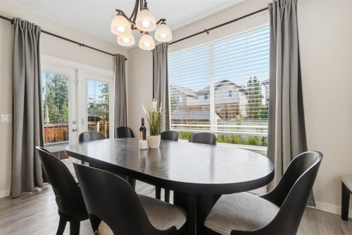 73 Morningside Circle, Airdrie, AB - Indoor Photo Showing Dining Room
