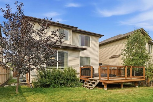 73 Morningside Circle, Airdrie, AB - Outdoor With Deck Patio Veranda