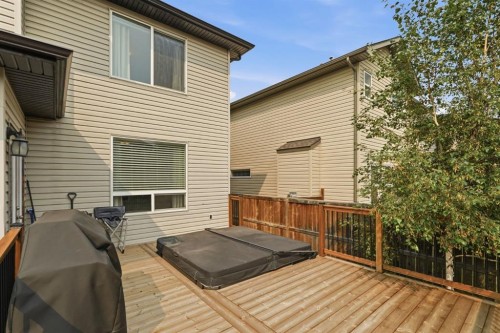 73 Morningside Circle, Airdrie, AB - Outdoor With Deck Patio Veranda With Exterior