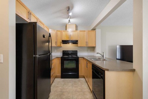 17 Panatella Villas Nw, Calgary, AB - Indoor Photo Showing Kitchen With Double Sink