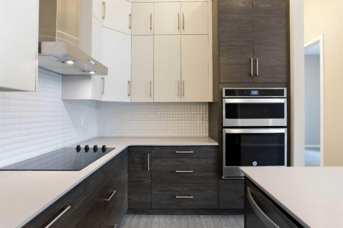 124-Mahogany Centre Centre Se, Calgary, AB - Indoor Photo Showing Kitchen With Upgraded Kitchen