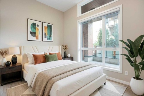 124-Mahogany Centre Centre Se, Calgary, AB - Indoor Photo Showing Bedroom