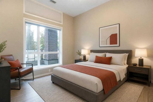 124-Mahogany Centre Centre Se, Calgary, AB - Indoor Photo Showing Bedroom