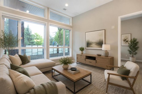 124-Mahogany Centre Centre Se, Calgary, AB - Indoor Photo Showing Living Room